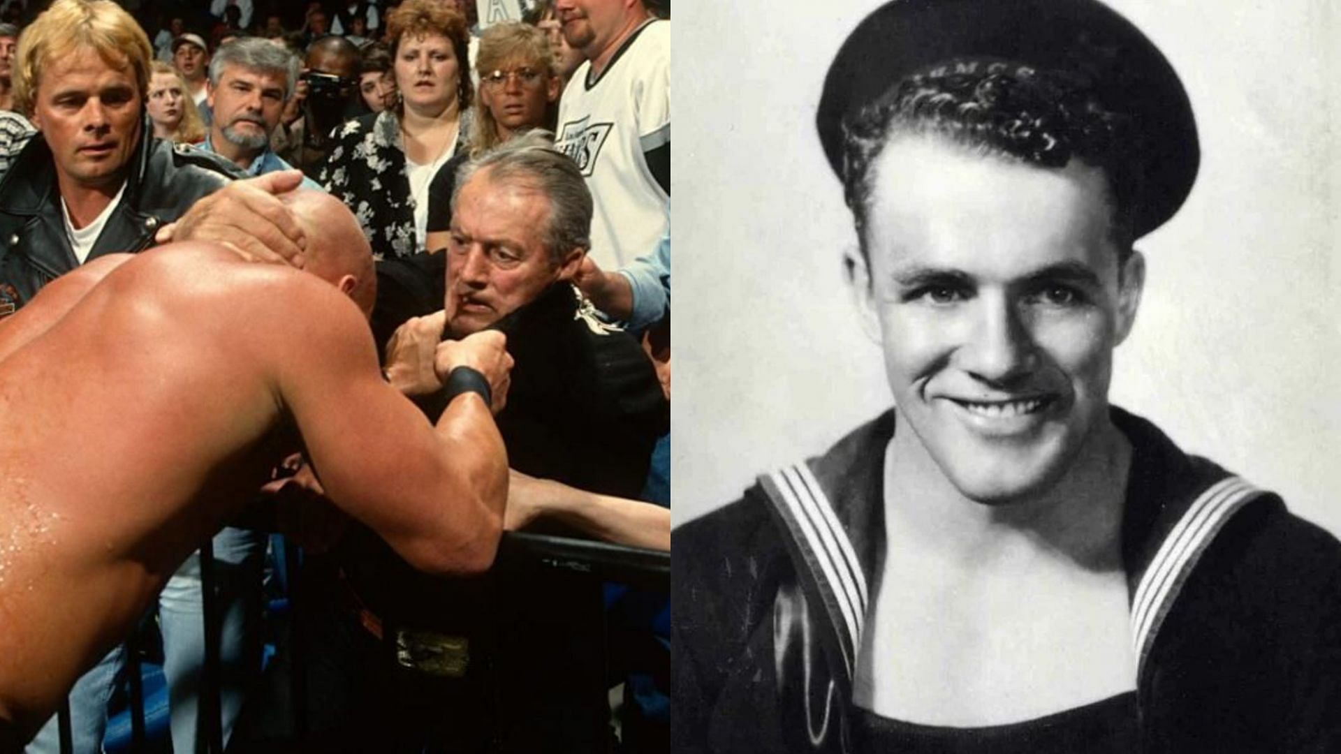 Stu Hart served in the Canadian Royal Navy during WWII