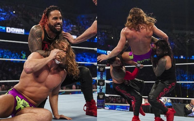 The Usos and RK-Bro in the main event of SmackDown 