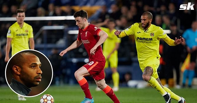 "It's not a game for Diogo Jota" - Thierry Henry explains why Liverpool forward shouldn't have started against Villarreal