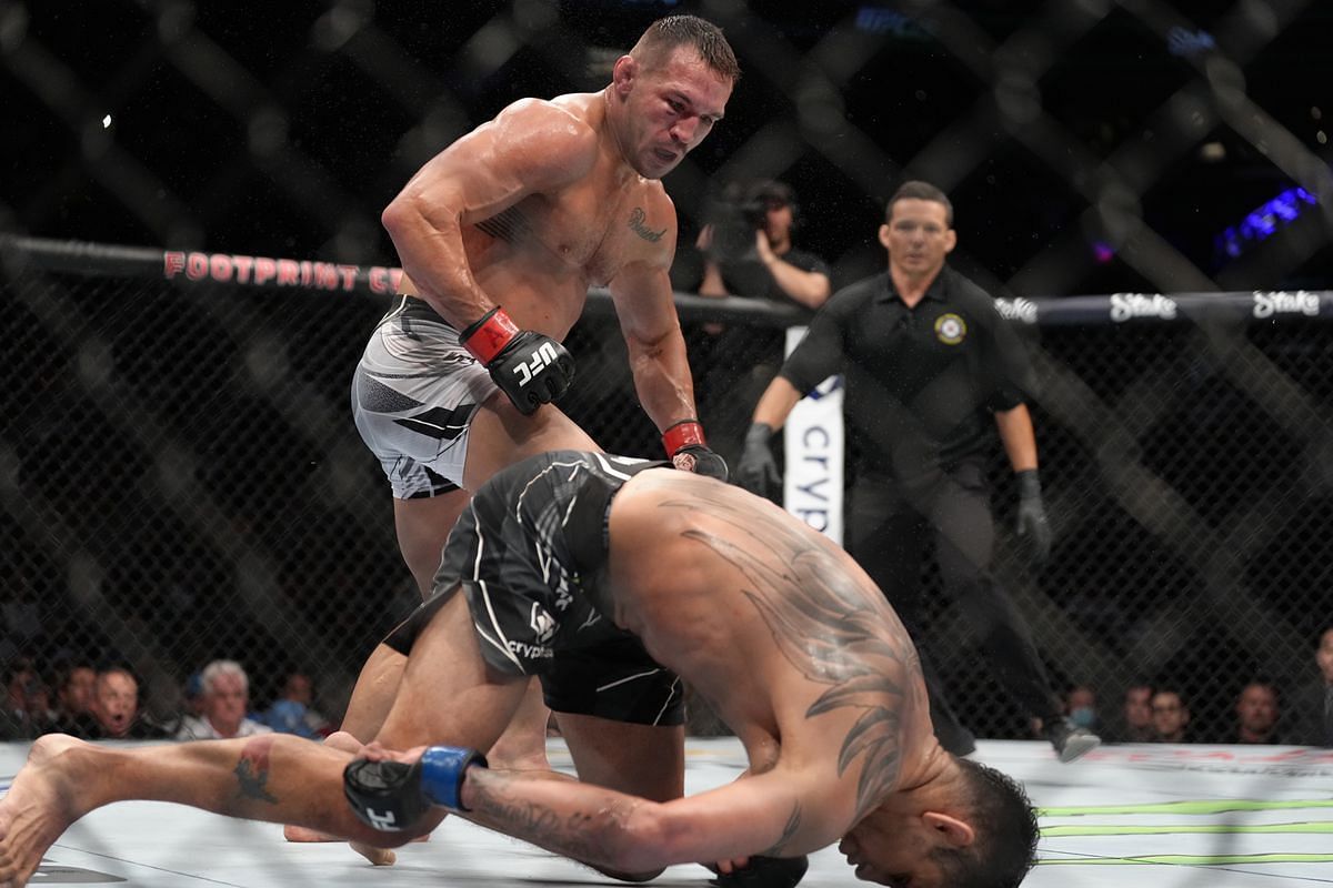 Michael Chandler's front kick knockout of Tony Ferguson shocked even Dana White