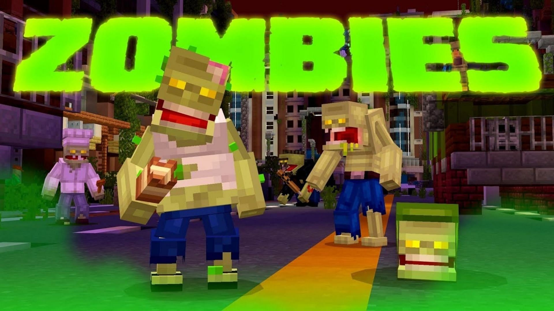 Survive the ravenous undead hordes in these awesome Minecraft maps (Image via JPlaysPE/YouTube)