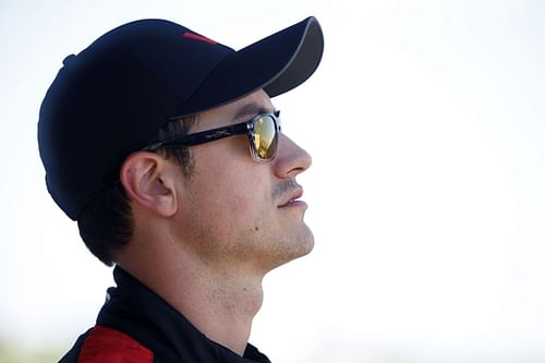 Joey Logano looks on during practice for the NASCAR Cup Series AdventHealth 400 at Kansas Speedway (Photo by Sean Gardner/Getty Images)