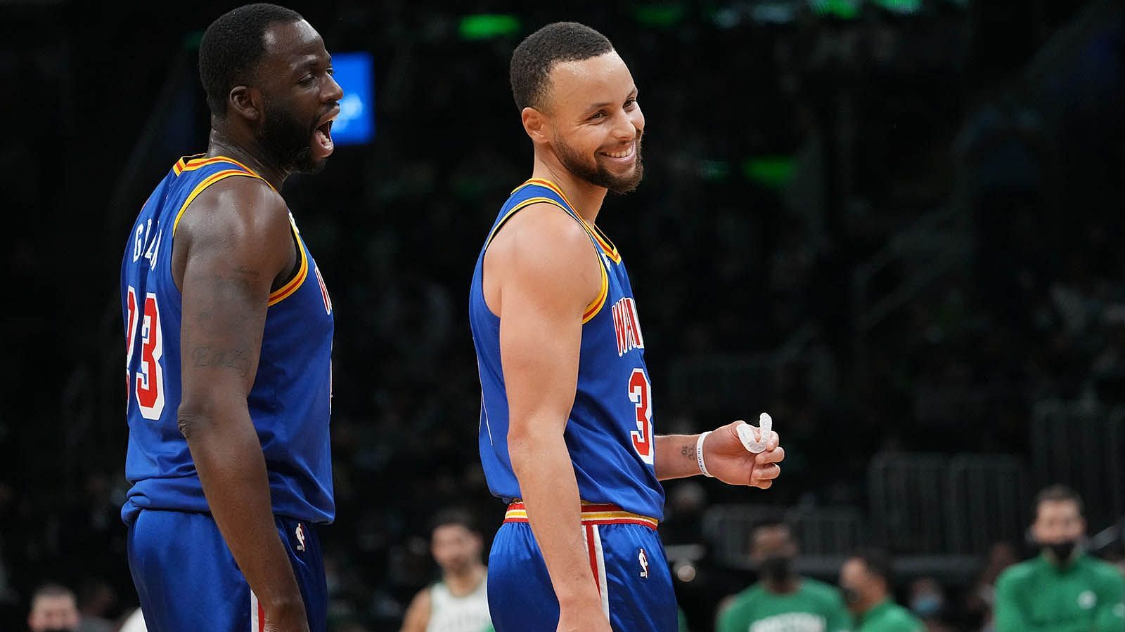 Steph Curry and Draymond Green are endorsing Mark Jackson for another NBA head-coaching job. [Photo: NBC Sports]