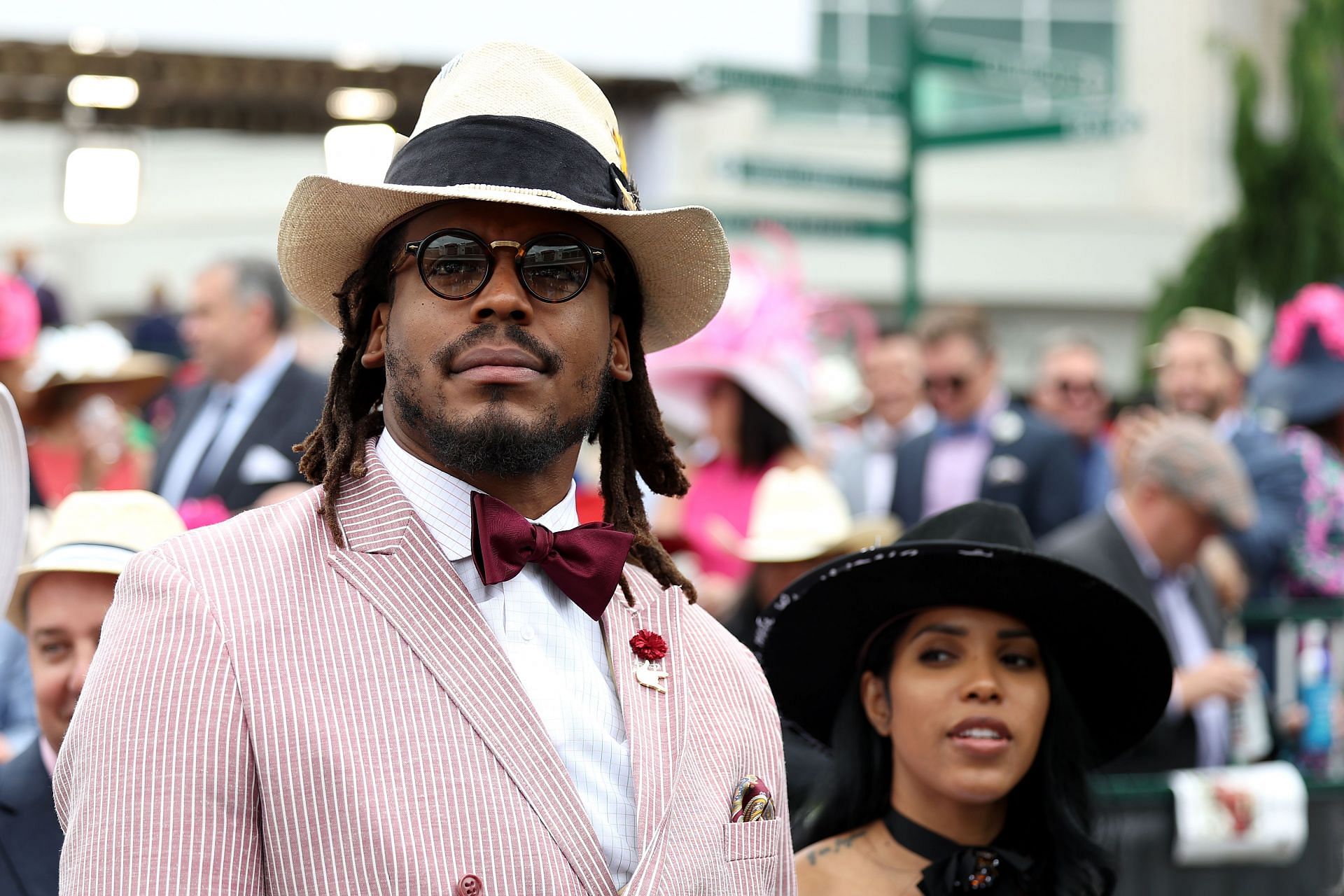 Cam Newton attends the Kentucky Derby