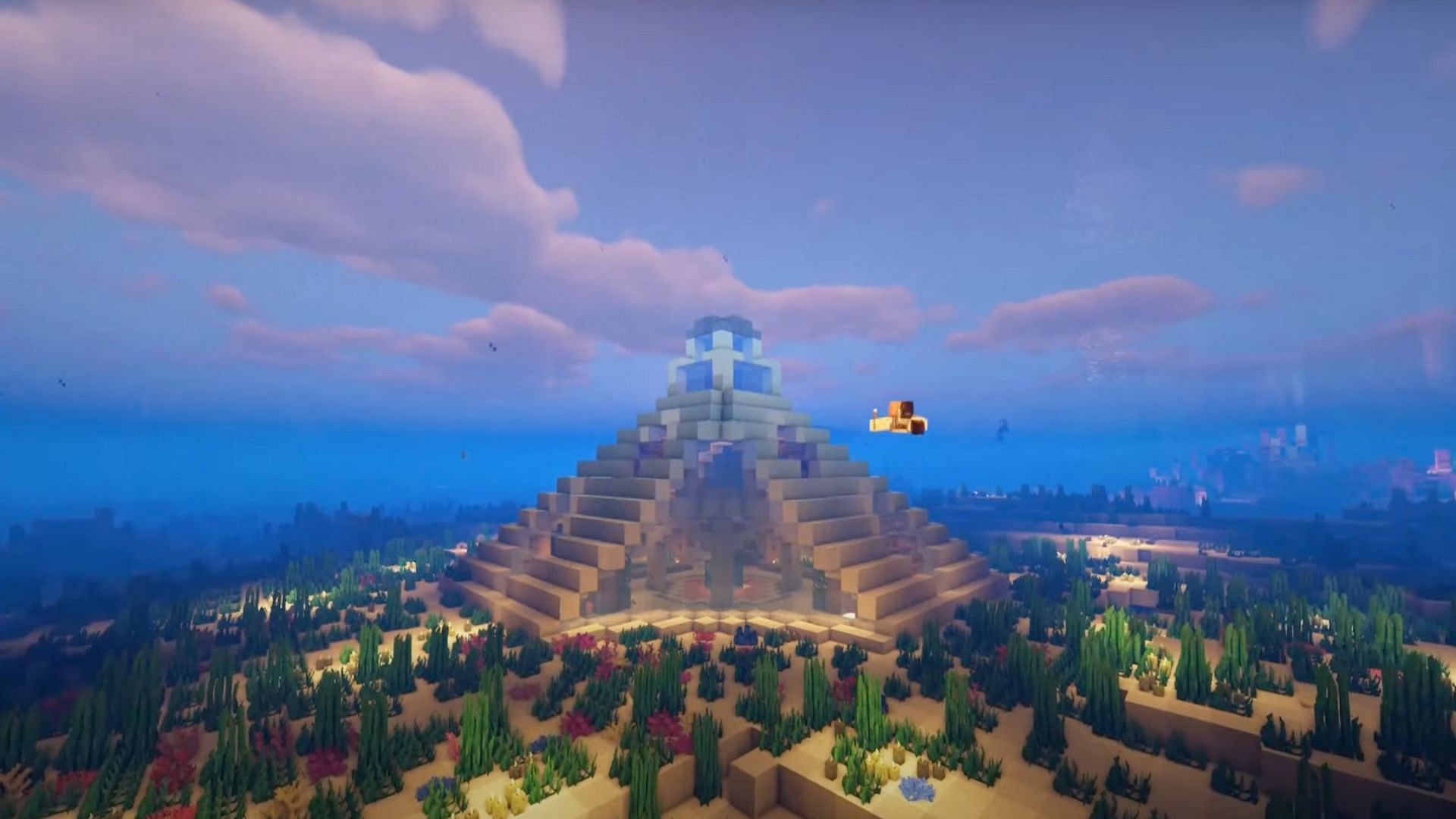Minecraft players can make some truly inspiring underwater builds (Image via Spudetti/YouTube)