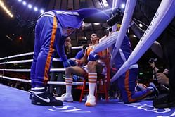 Cutman shows what equipment he brings into the boxing ring