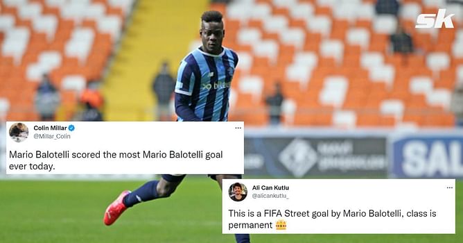 "Must Win Puskas Award, class is permanent" - Twitter goes beserk as former Manchester City and Liverpool star Mario Balotelli pulls off insane rabona finish in 5-goal masterclass