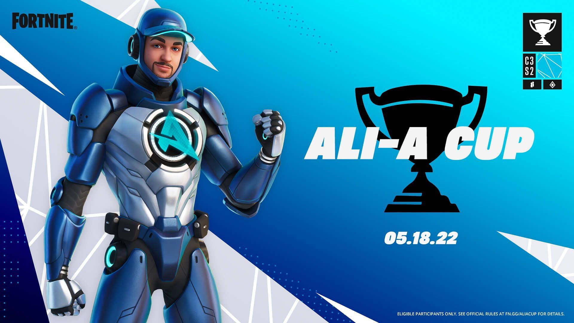 Fortnite Ali-A Cup: Details at a glance (Image via Epic Games/Fortnite)