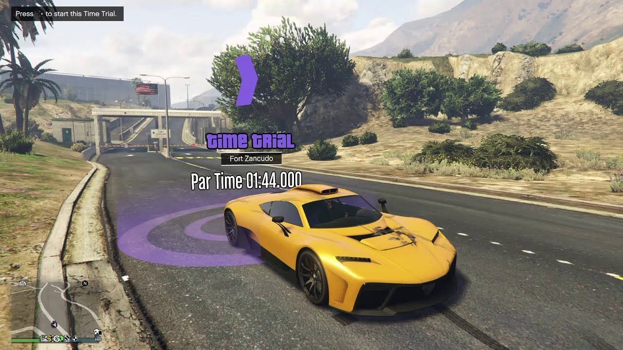 Time trials can be done in a matter of minutes (Image via YouTube @Allendude51)
