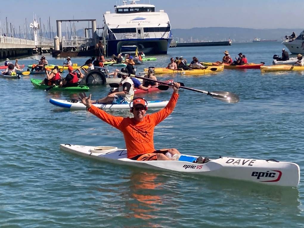 Dave Edlund also known as McCovey Cove Dave (image from KQED)