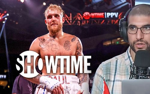 Jake Paul (left) and Ariel Helwani (right) [Photo credit: Getty and MMAFightingonSBN on YouTube.com]