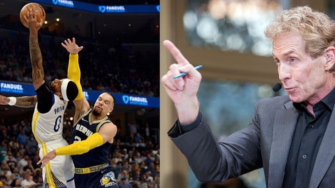 "Is this some kind of weird makeup call for the Draymond flagrant 2??? THIS IS A JOKE!" - Skip Bayless questions controversial Dillon Brooks Flagrant 2 foul in Game 2 in the aftermath of Draymond Green's ejection