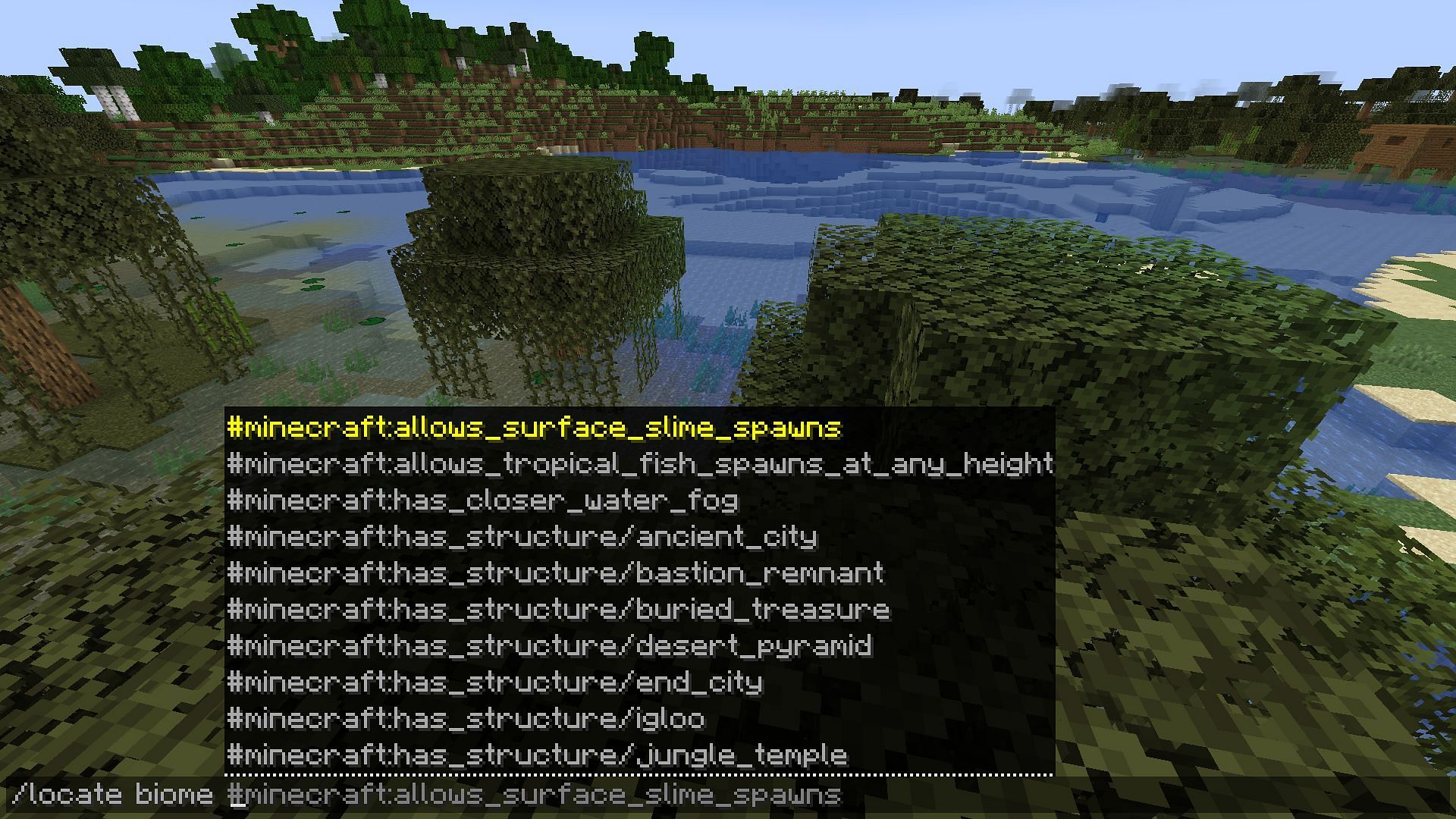 Biome option (Image via Mojang)