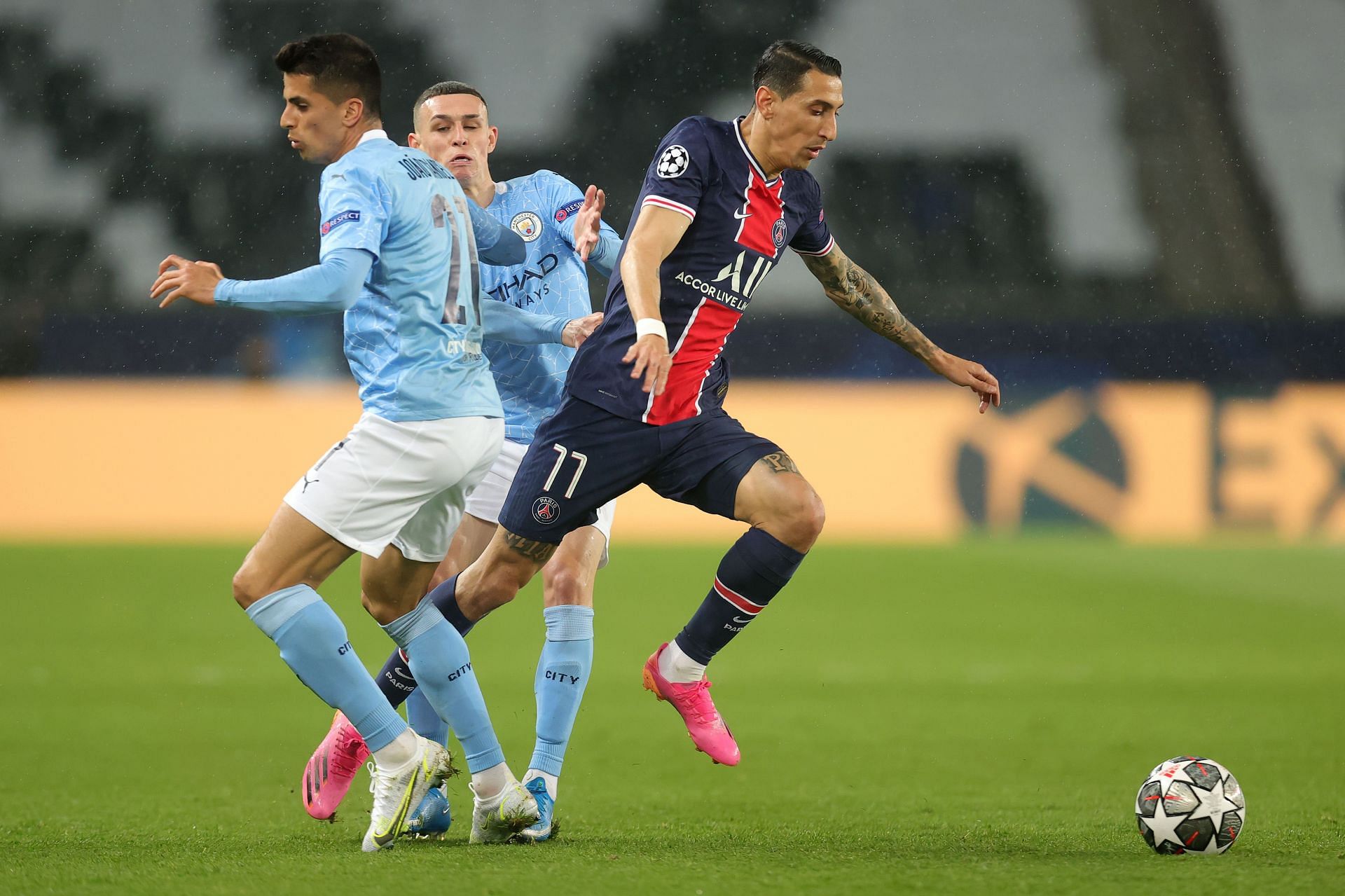 Di Maria in action for PSG