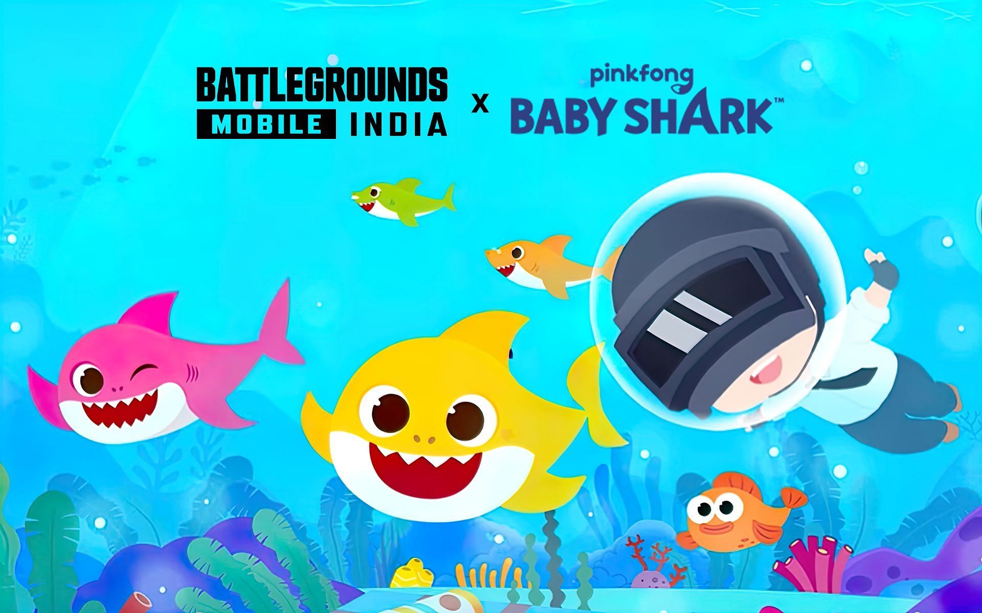 BGMI&#039;s collaboration with Baby Shark has introduced skins and a new music video (Image via Sportskeeda)