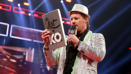 Jericho during WWE RAW's Festival of Friendship