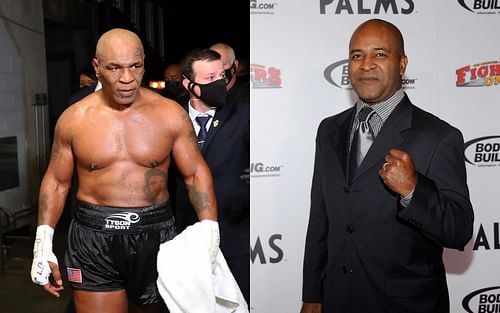 Mike Tyson (left) and Rafael Cordeiro (right)