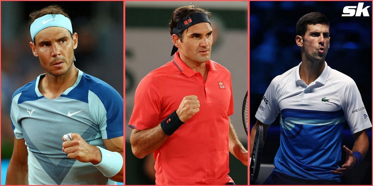 Roger Federer, Rafael Nadal and Novak Djokovic have each won over 1,000 matches