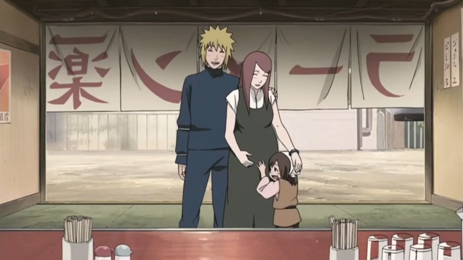 Minato and Kushina at Ichiraku Ramen (Image via Pierrot)