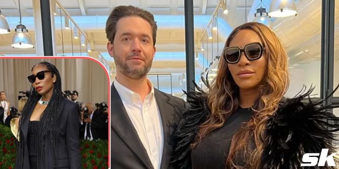 Serena Williams and husband Alexis Ohanian react to Venus Williams' Met Gala look