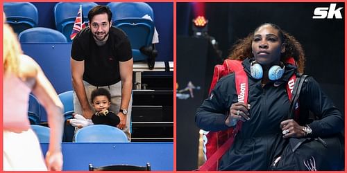 Serena Williams' husband shared a throwback photo from her stint at the 2019 Hopman Cup