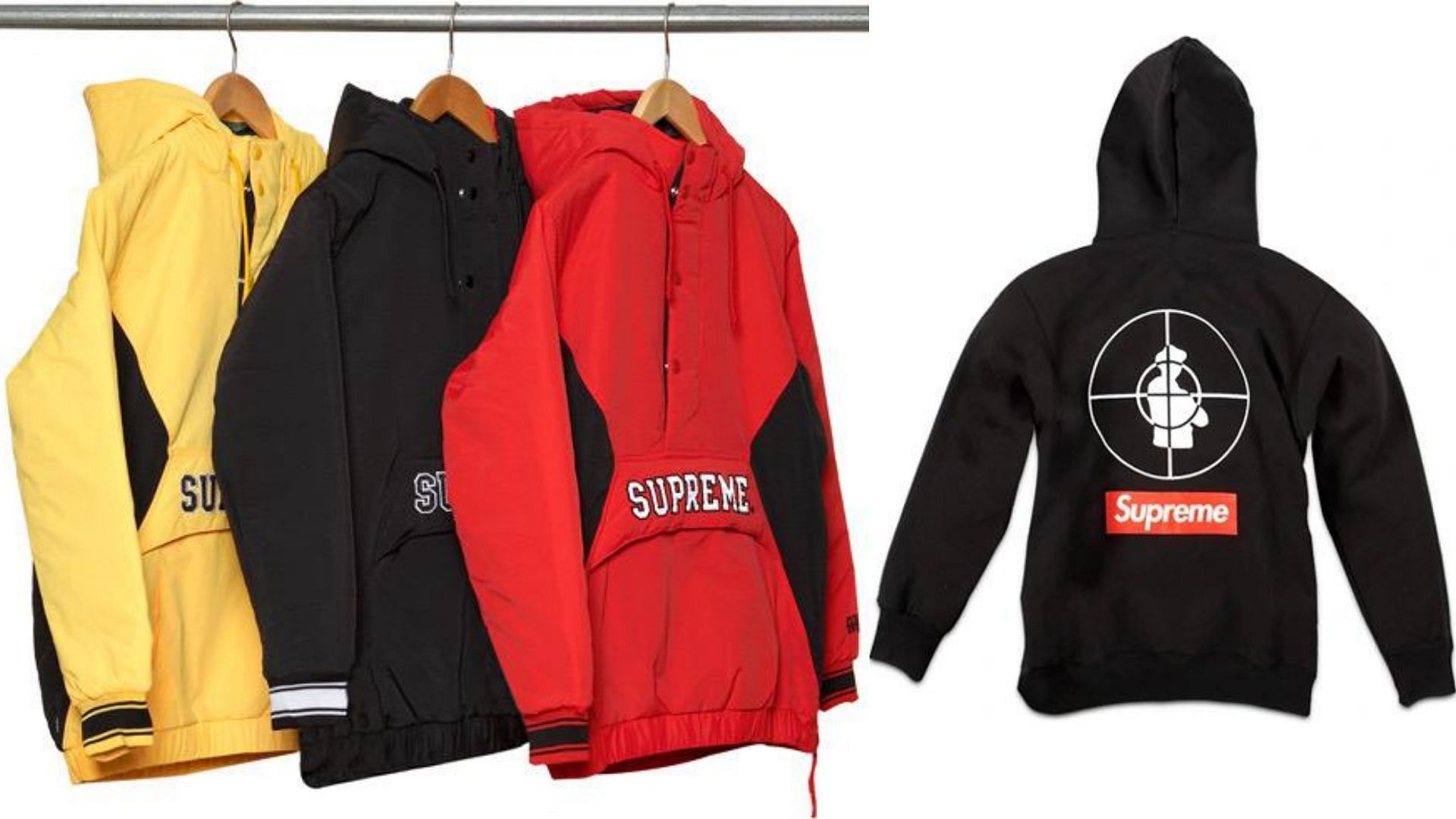 Look at the apparel collection in collaboration with Public Enemy (Image via Supreme)