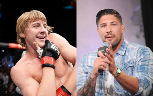 Paddy Pimblett (left); Brendan Schaub (right)