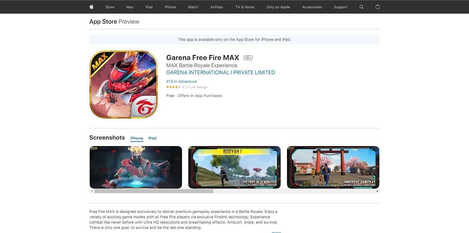 How to download Free Fire MAX OB34 update on Android in India