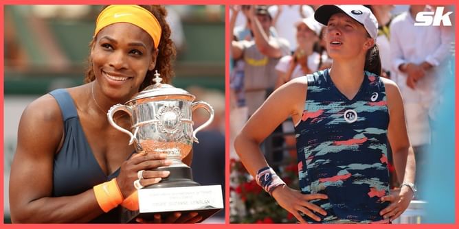 "To win this many tournaments in a row, beating virtually all your fellow top-10ers, it's really Serena-like" - Pam Shriver on Iga Swiatek's dominance