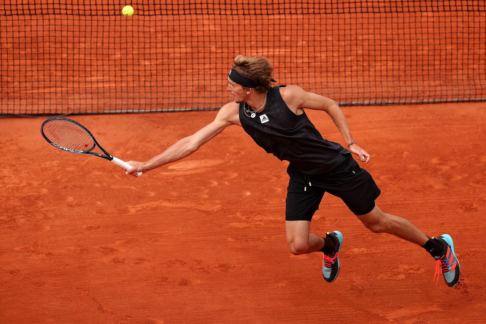 Alexander Zverev at the 2022 French Open - Day Eight