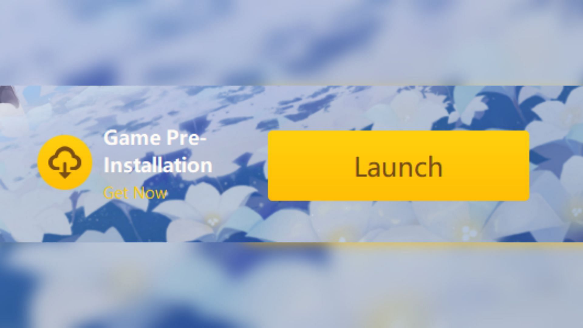 Pre-installation for PC users available on the launcher (Image via HoYoverse)