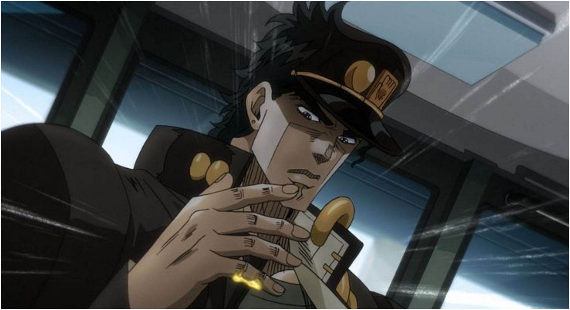 A scene from the anime JoJo&#039;s Bizarre Adventure (Image via Studio David Productions Inc.)