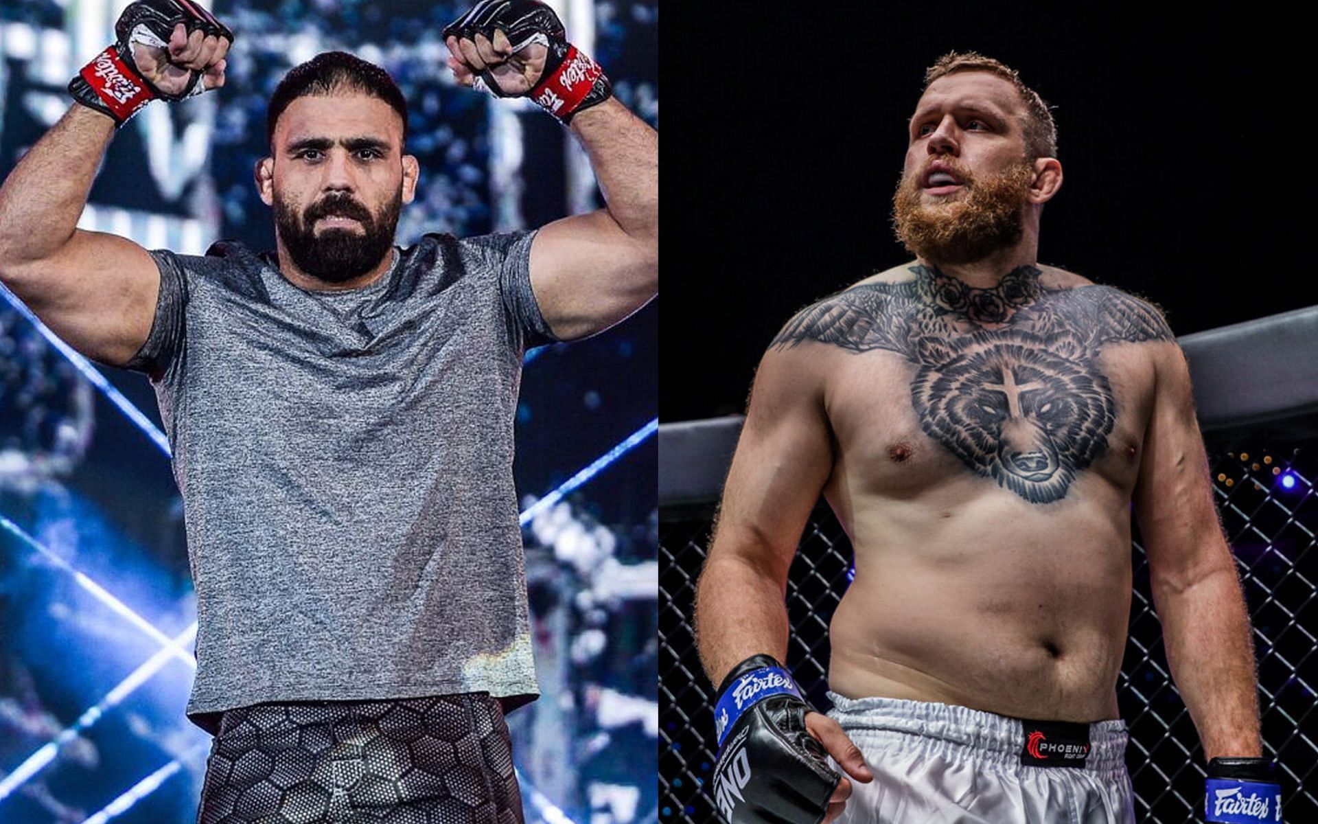 Mehdi Barghi (L) won&#039;t let one man stop him from preparing against Odie Delaney (R). | [Photos: ONE Championship]