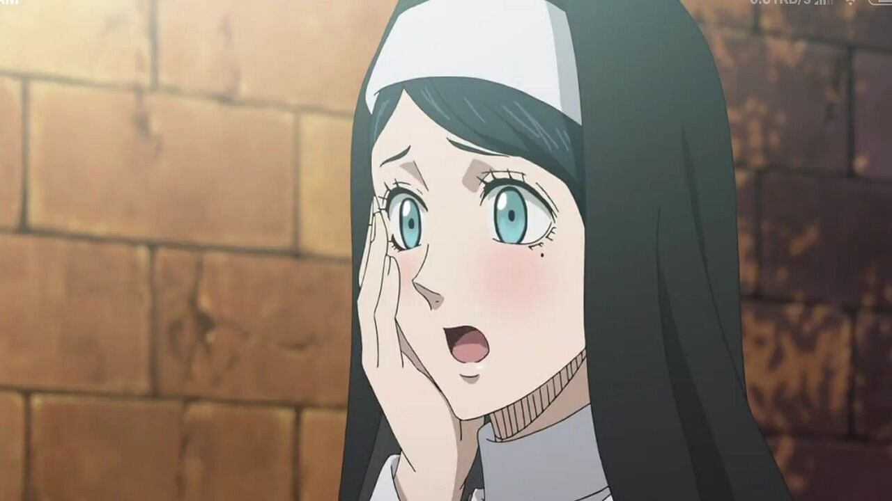 Sister Lily as seen in the series&#039; anime (Image via Studio Pierrot)