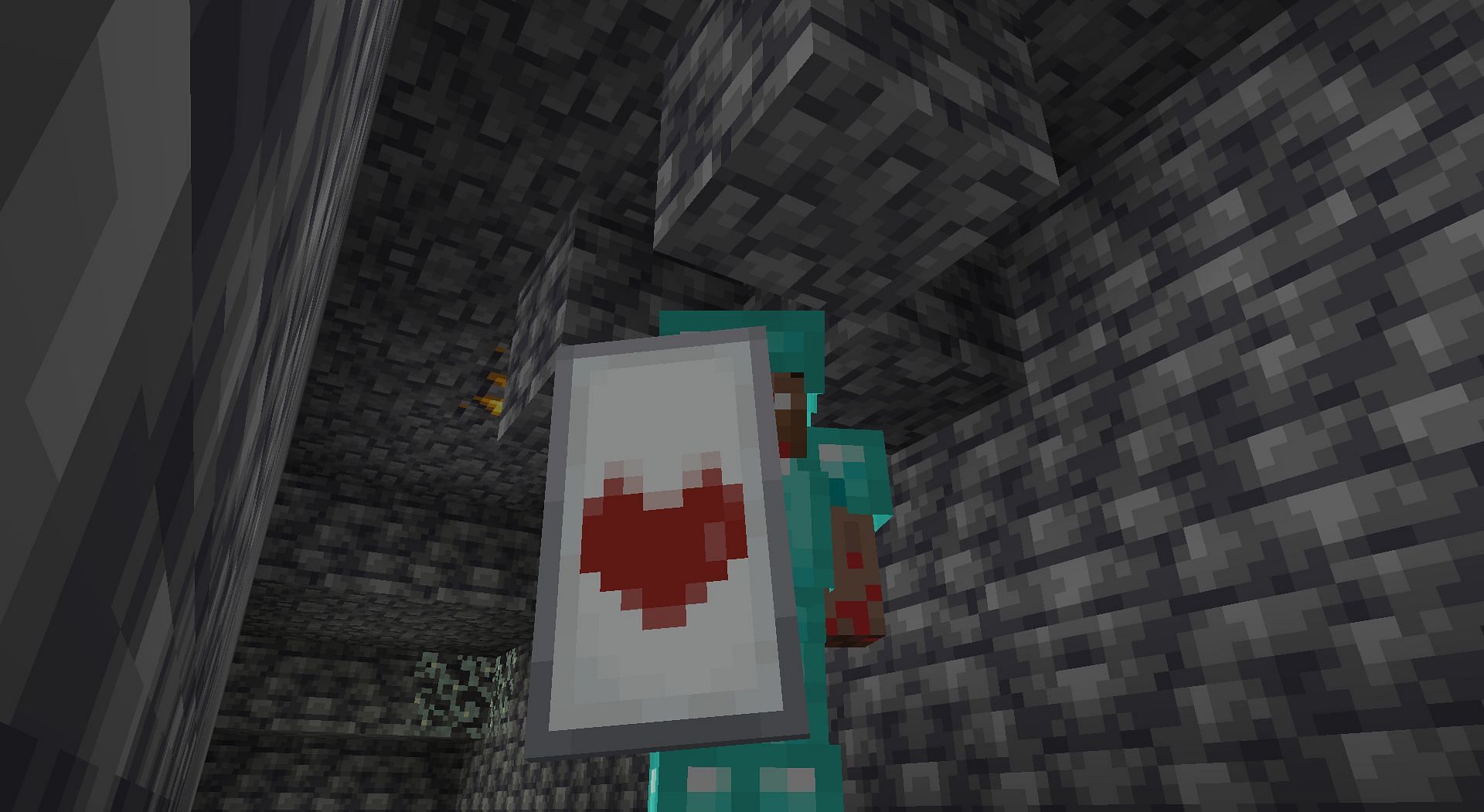 Heart shield (Image via Minecraft)