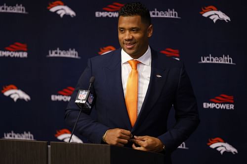 Denver Broncos Introduce Quarterback Russell Wilson