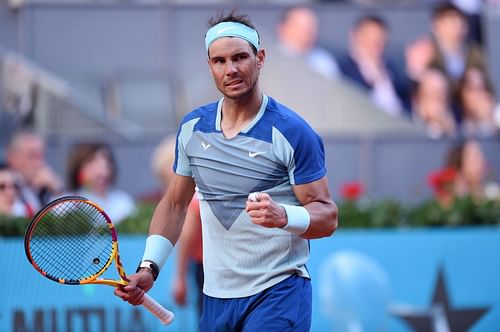 Rafael Nadal at the 2022 Mutua Madrid Open