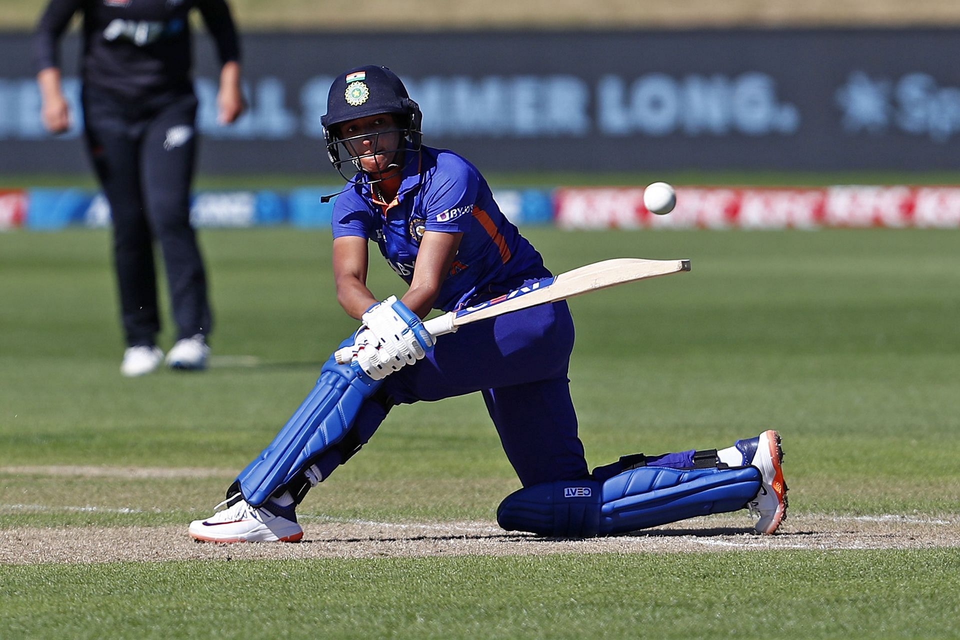Harmanpreet Kaur top-scored for the Supernovas in the first game (Image courtesy: BCCI)