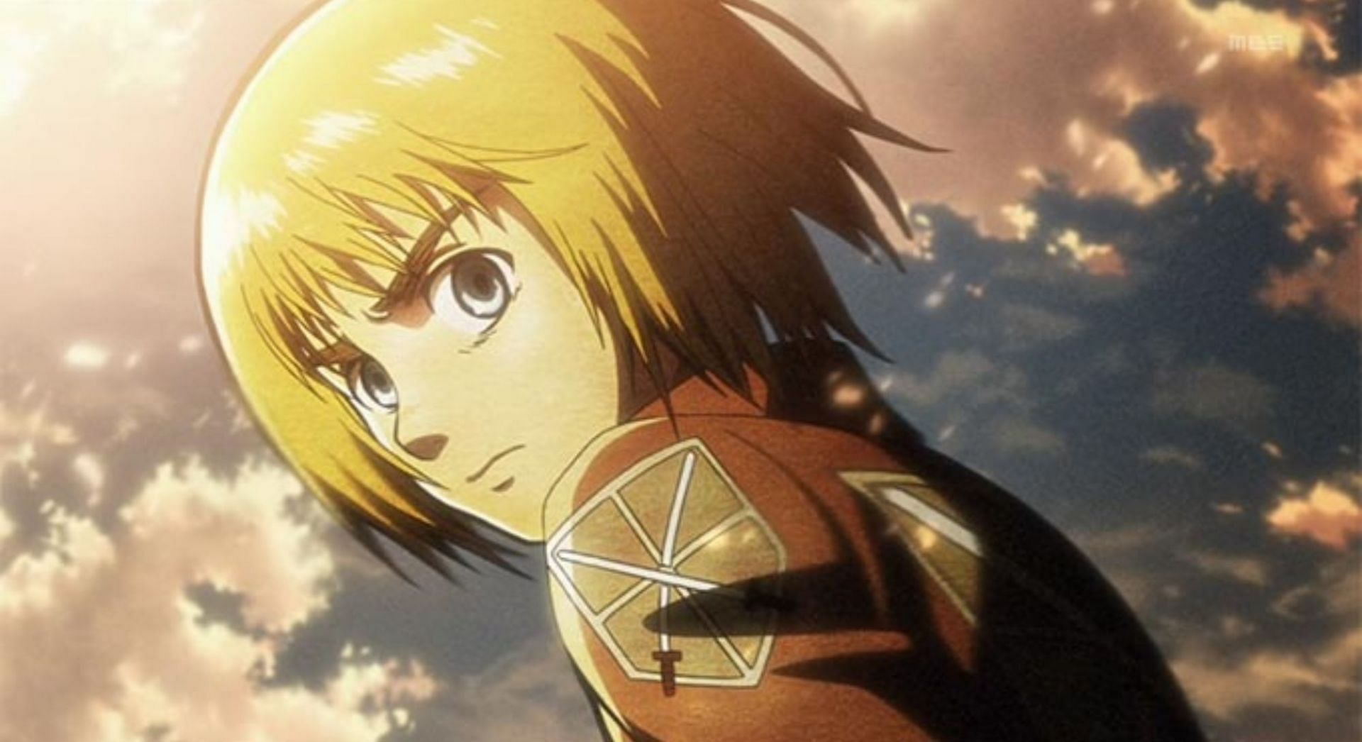 Armin, as seen in Attack on Titan (Image via Studio MAPPA)