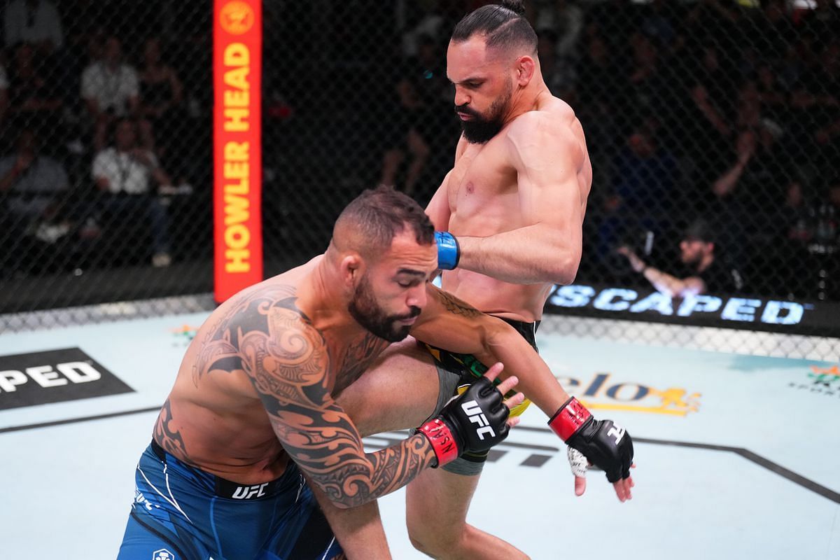 Michel Pereira&#039;s fight with Santiago Ponzinibbio was filled with explosive moments