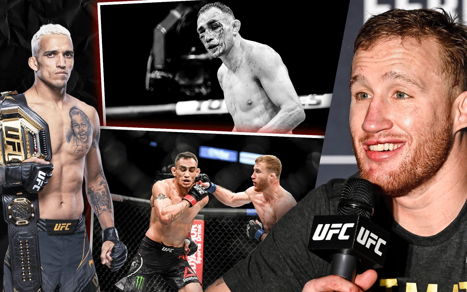 Justin Gaethje sends Charles Oliveira an ominous warning [Photo credit: UFC.com]