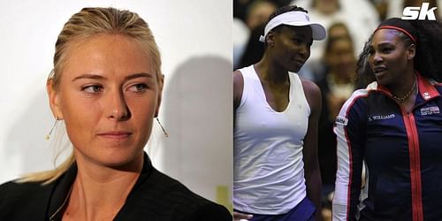 Maria Sharapova, Venus Williams, and Serena Williams