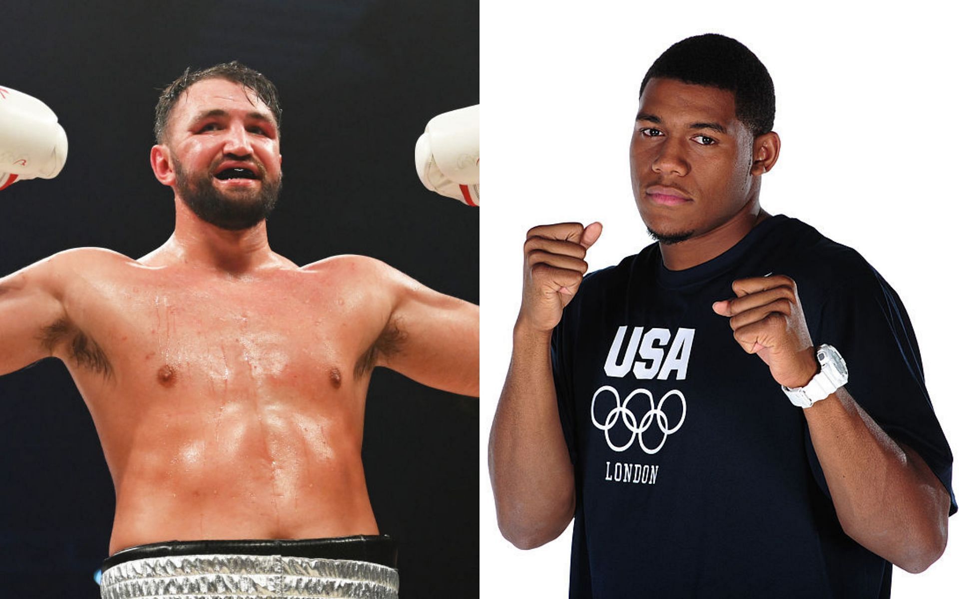 Hughie Fury (left) and Michael Hunter (right)
