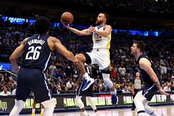 “I’ll do some homework and get back to you” - Steph Curry’s hilarious reaction when asked to review 3-time NBA All-Star’s shimmy during Warriors-Mavericks Game 3