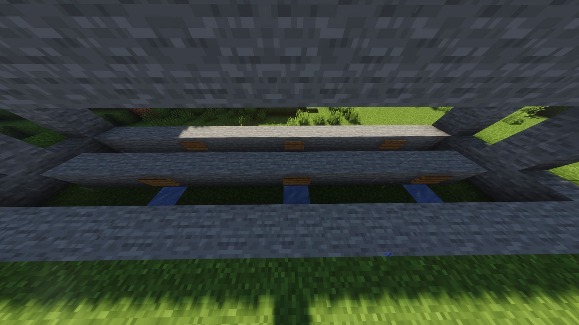 The placement of signs (Image via Minecraft)