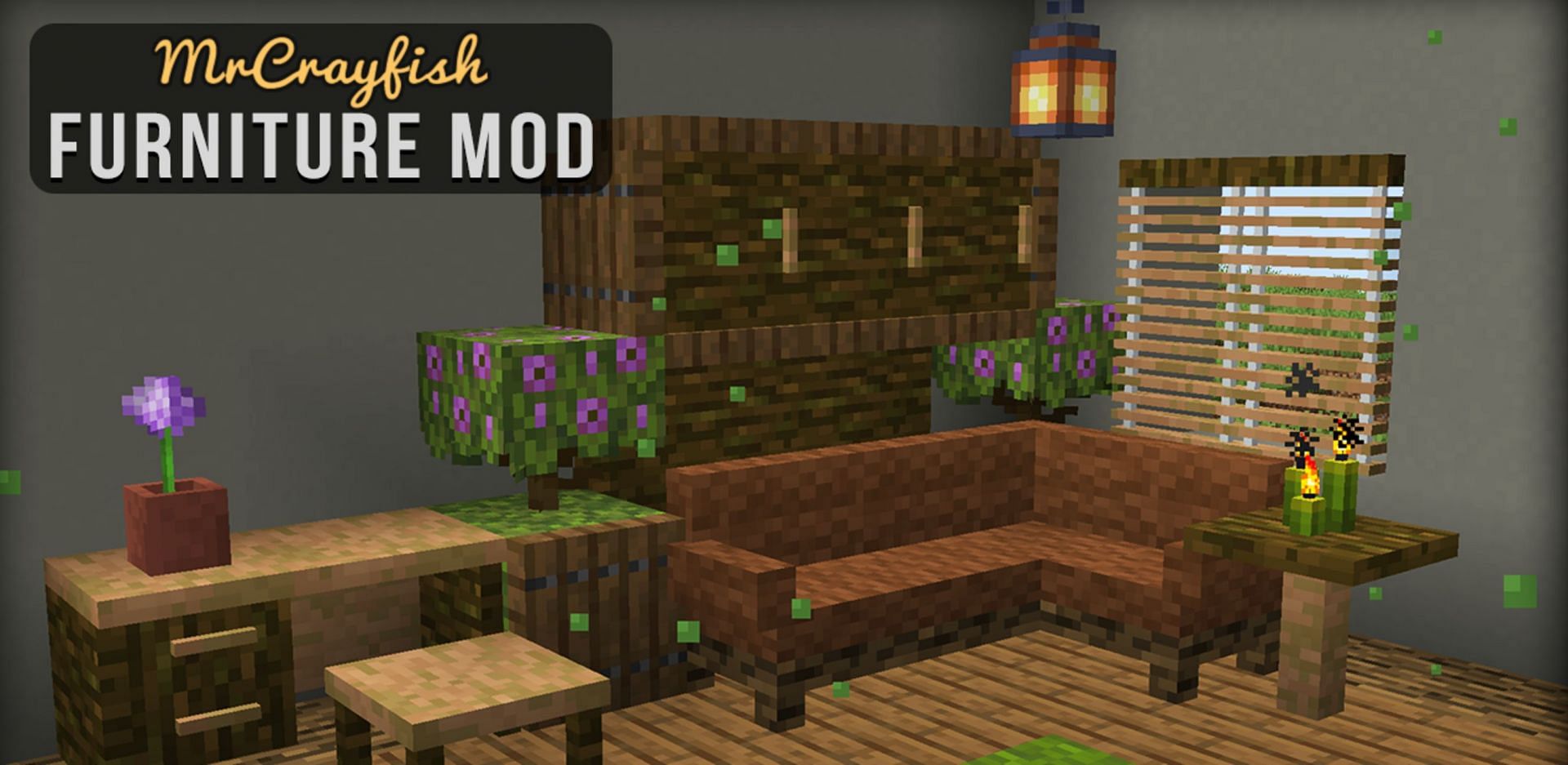 This mod gets rid of the need to finagle furniture with other blocks in many circumstances (Image via MrCrayfish/CurseForge)