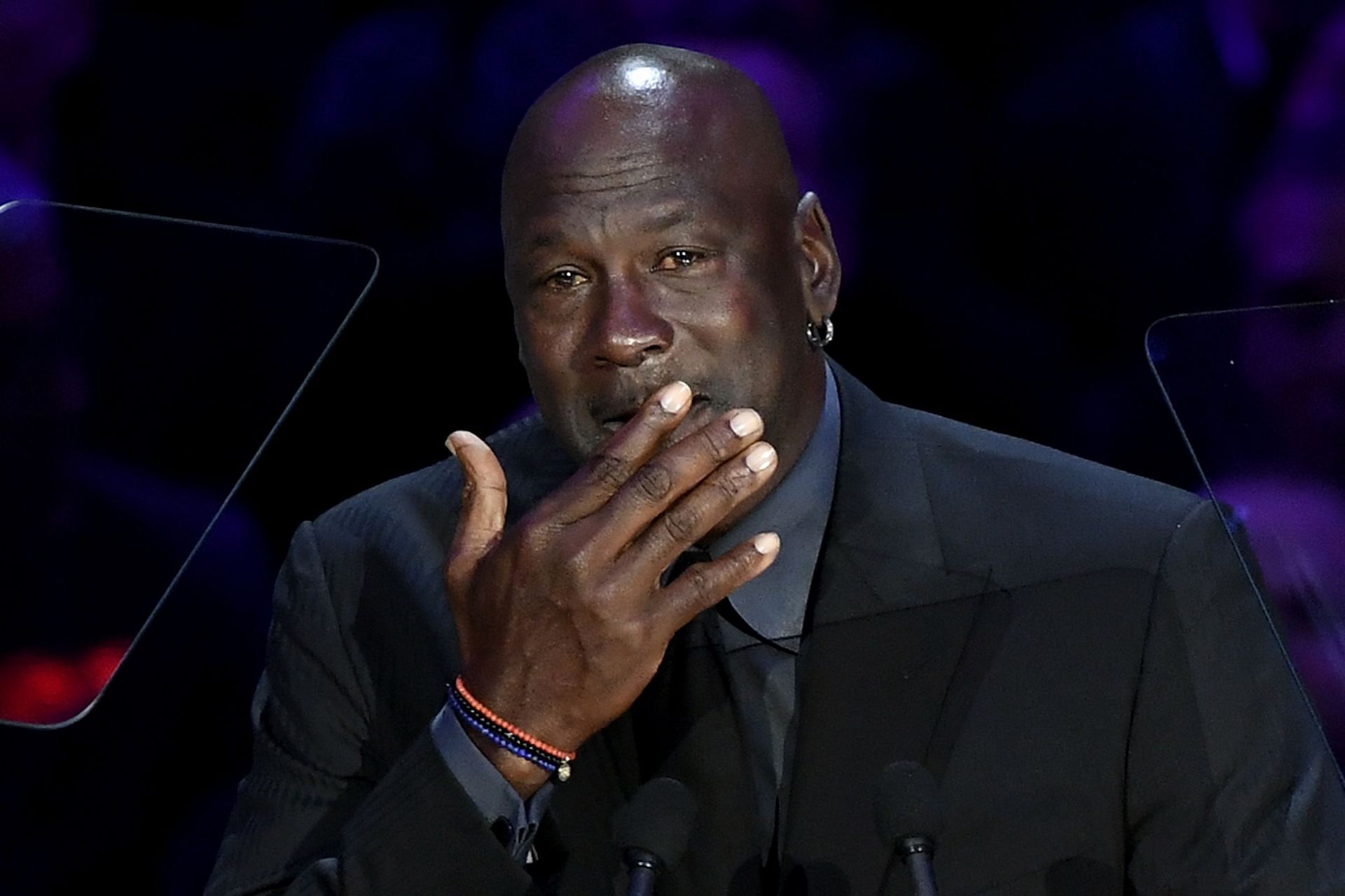 Michael Jordan speaking at The Celebration of Life for Kobe &amp; Gianna Bryant.