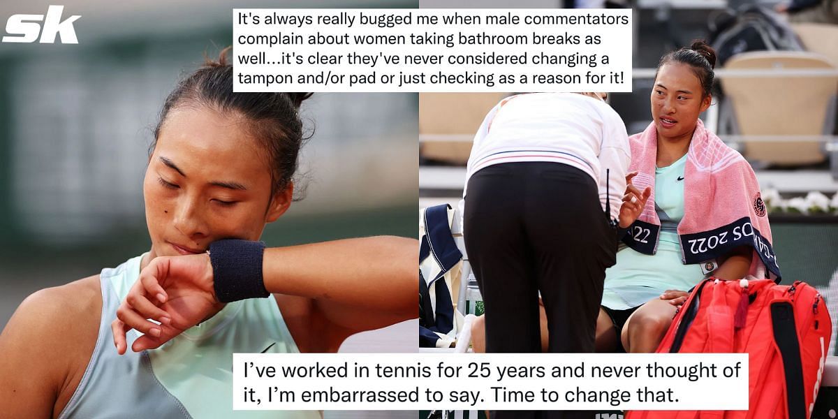 Zheng Qinwen opening up about her menstrual cramps has led to a healthy discussion about the issue