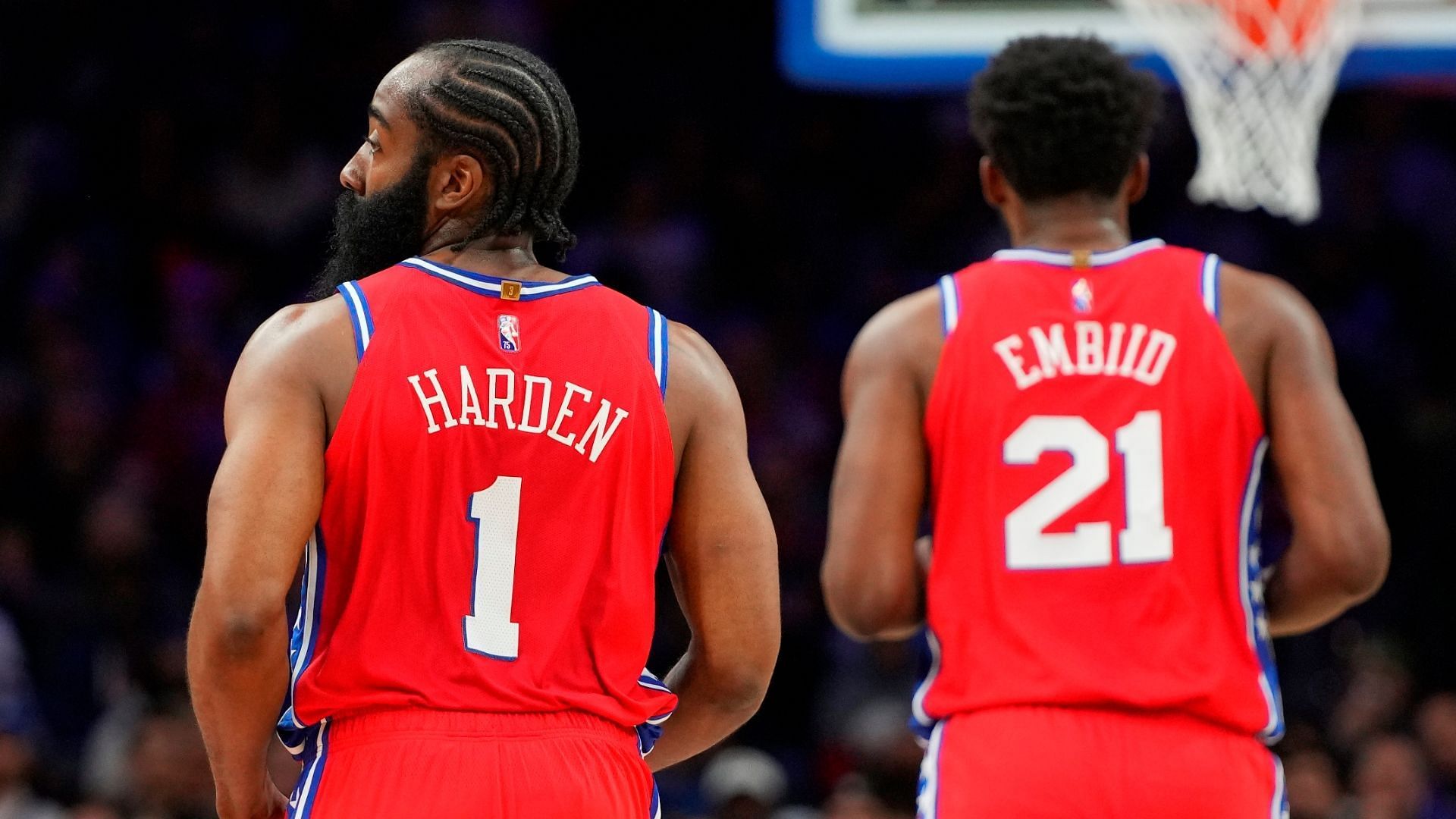 James Harden must continue to step up in support of Joel Embiid. [Photo: Sporting News]