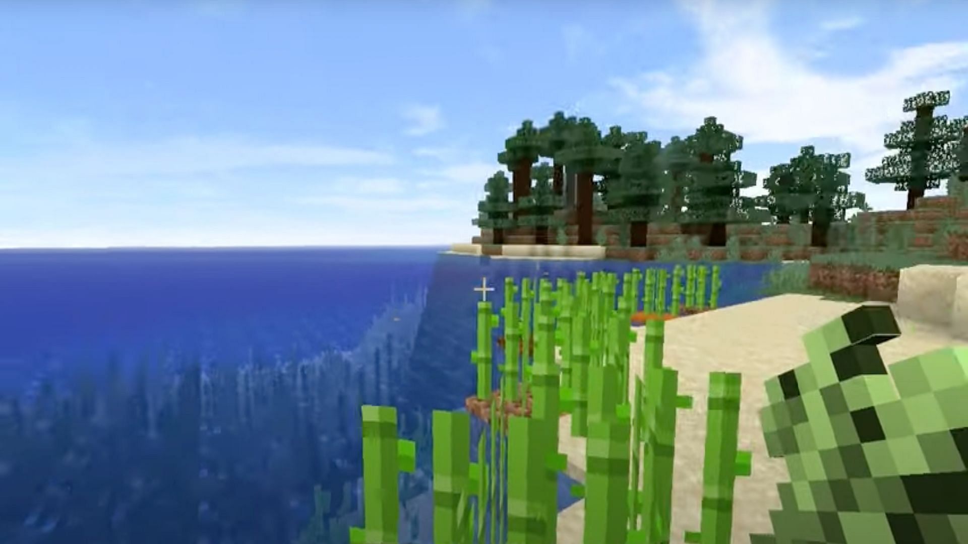 There are quite a few ways that players are able to layout their sugar cane farms in Minecraft (Image via Stingray Productions/YouTube)